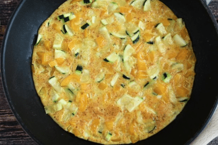 omelette aux courgettes