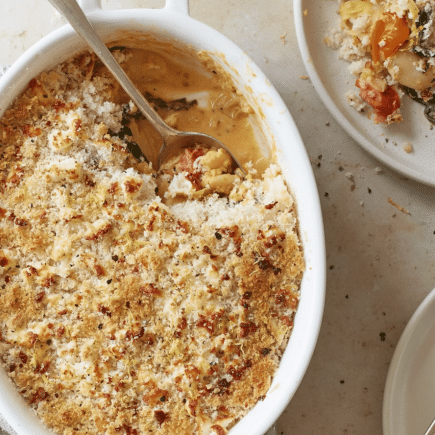 Crumble d’endives et de topinambours