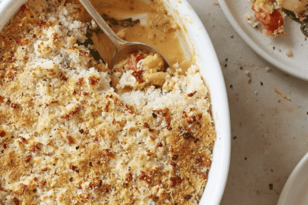 Crumble d’endives et de topinambours