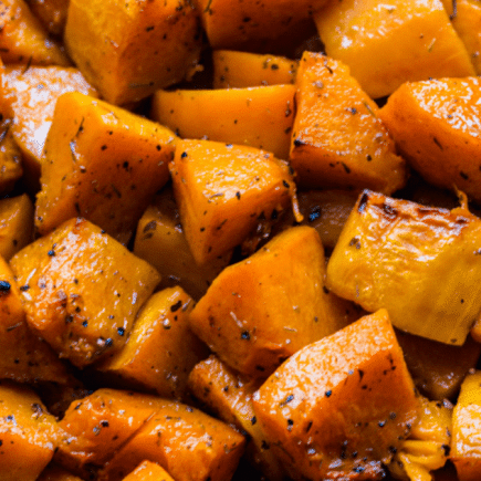 Dés de butternut rôtis