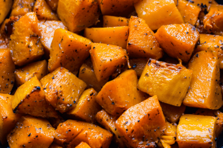 Dés de butternut rôtis