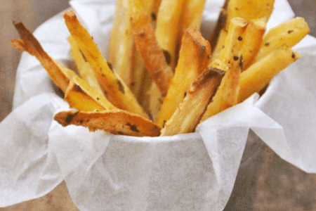 Frites de panais au miel