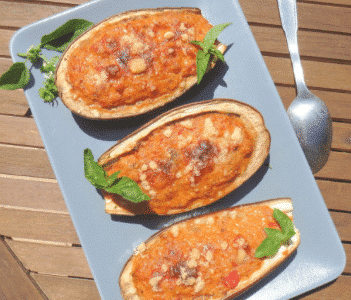 Recette d’aubergine farcie au thon