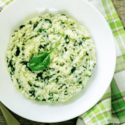 Risotto aux épinards