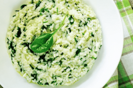 Risotto aux épinards