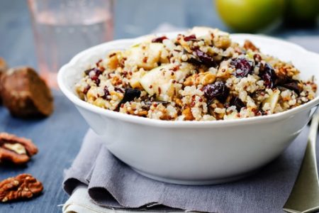 Salade de quinoa et cranberries