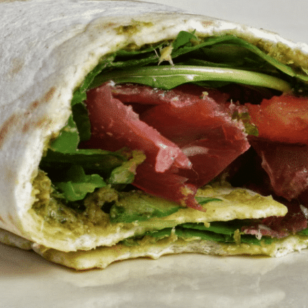 Wrap ricotta jambon de Parme