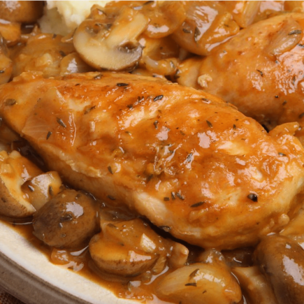 poulet sauce chasseur