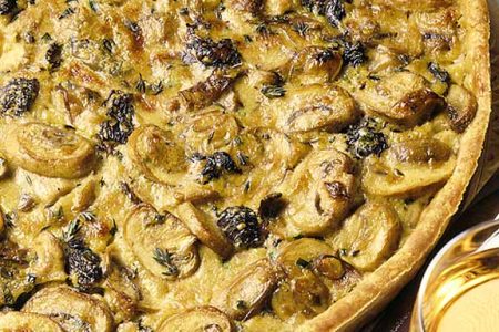 tarte aux champignons