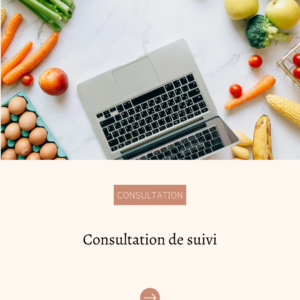 Consultation de suivi diététique en ligne